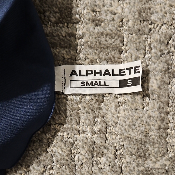 Alphalete Amplify Whale Blue Leggings - Picture 3 of 4